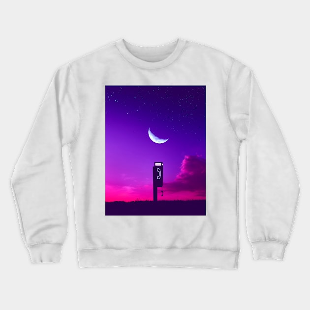 Payphone Crewneck Sweatshirt by klajdmurataj